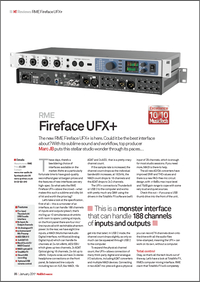 RME Fireface UFX+ Review by MusicTech